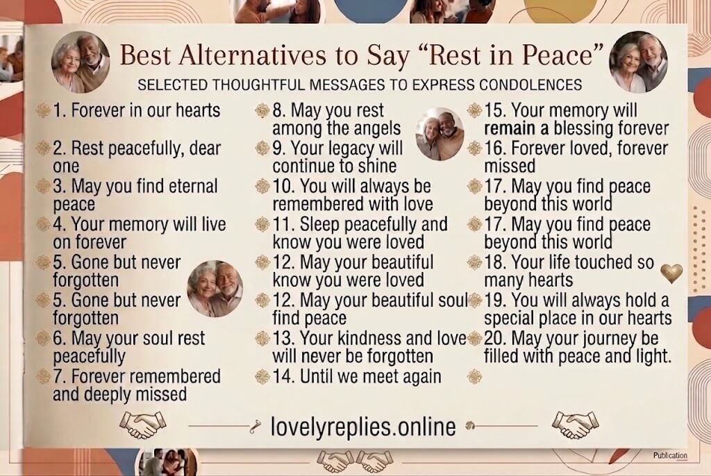 Best Alternatives to Say Rest in Peace