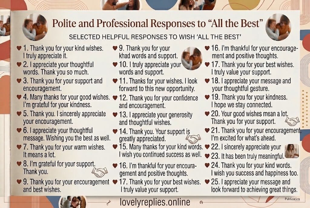 Responses to All the Best