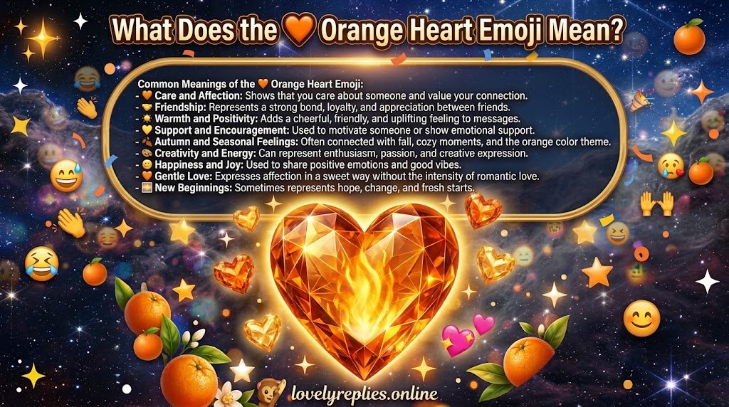 Orange Heart Emoji Mean