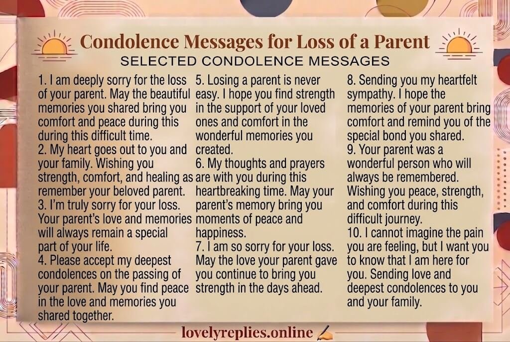 Condolence Messages for Loss