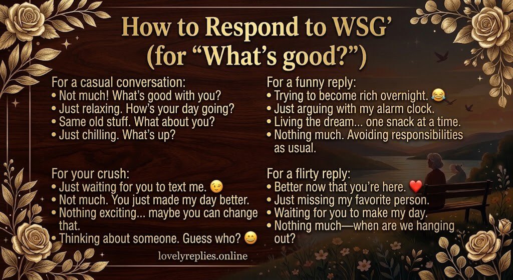 Respond to WSG