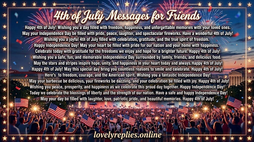 4th of July Messages