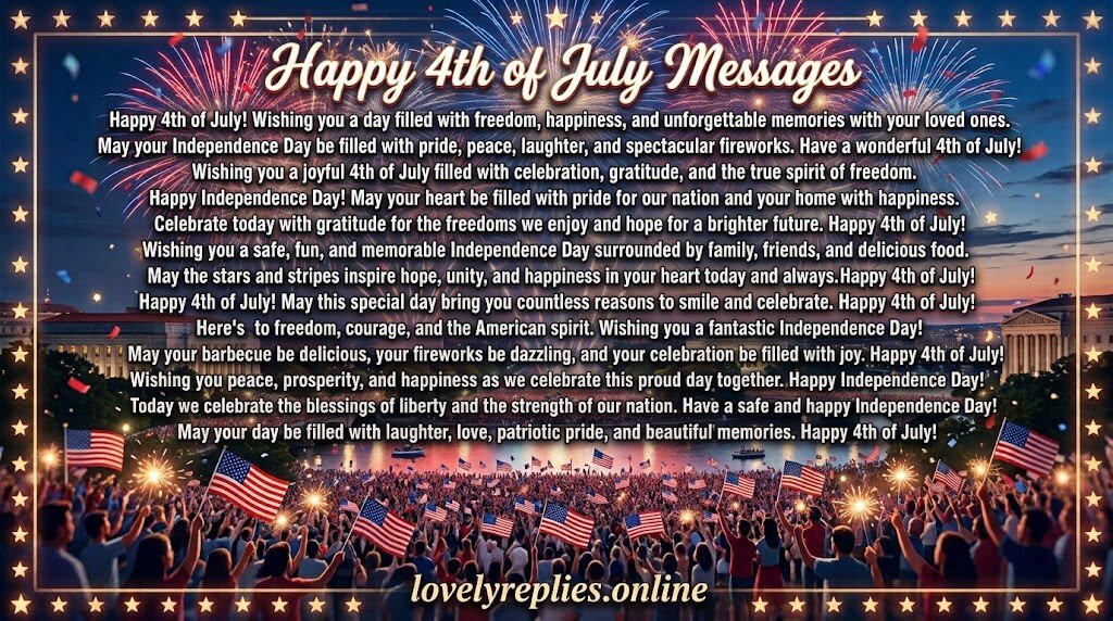 Happy 4th of July Messages