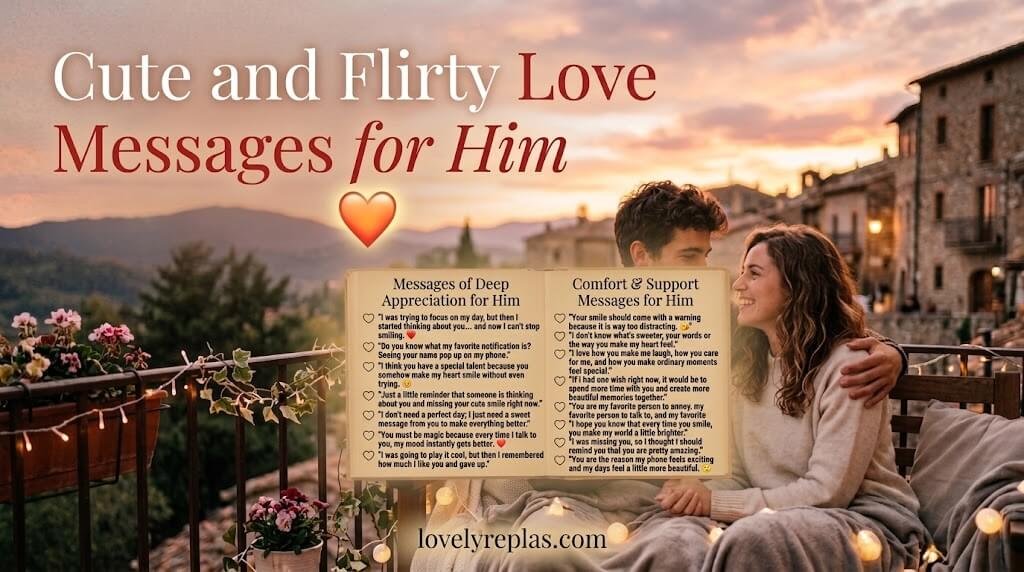 Cute and Flirty Love Messages 