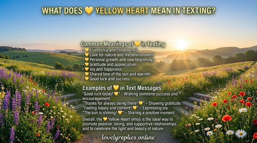  Yellow Heart Emoji 