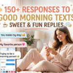 Responses to Good Morning Texts