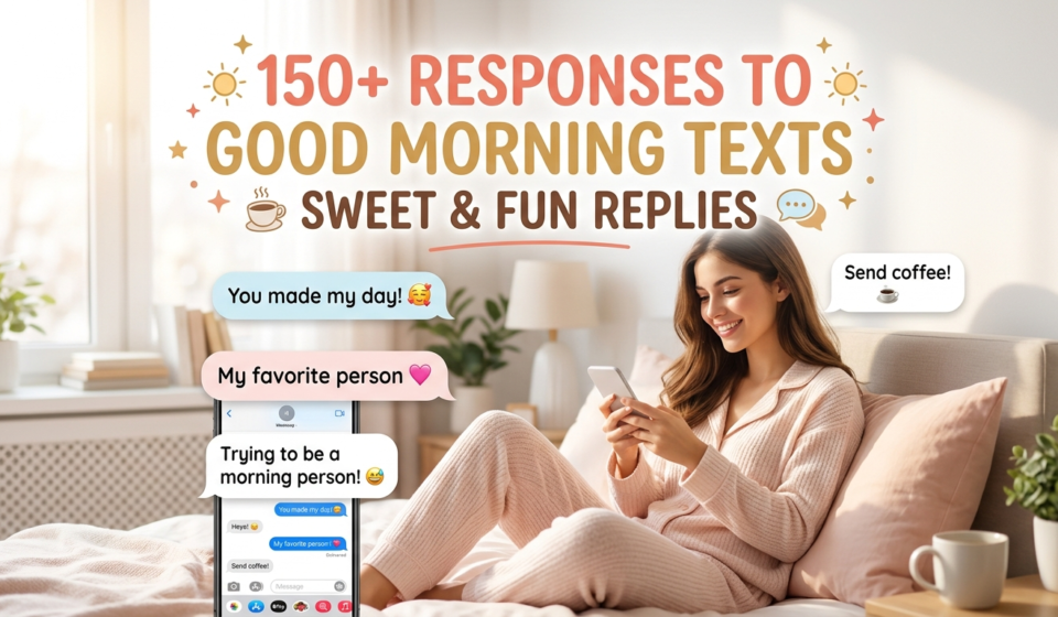 Responses to Good Morning Texts