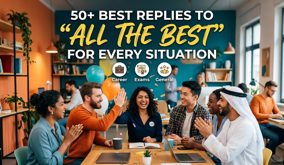 Best Replies to “All the Best”