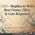 Replies to WSG
