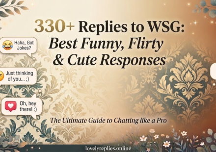 Replies to WSG
