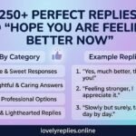 Hope You Are Feeling Better Now