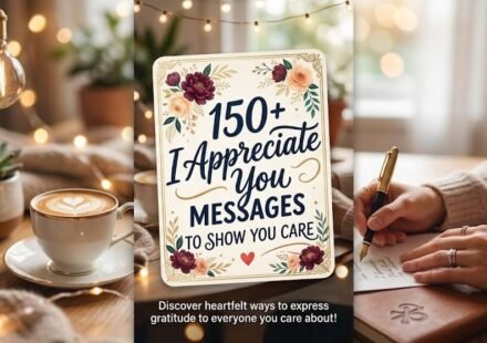 I Appreciate You Messages